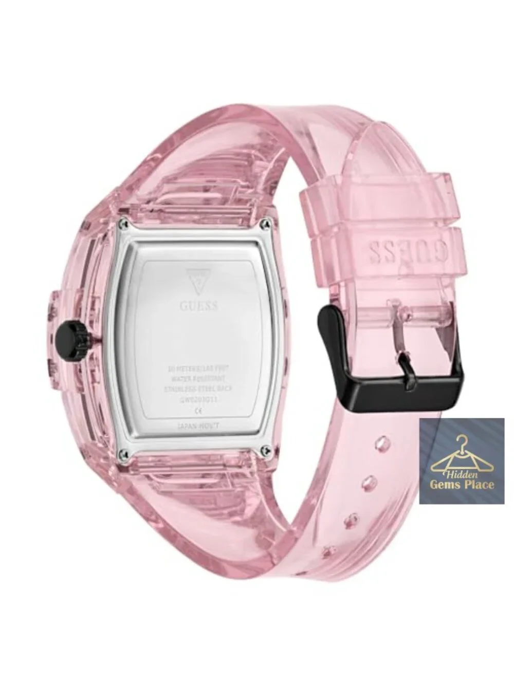Analog Trend Watch 43mm Polycarbonate Silicone Strap 50M Water Resistant